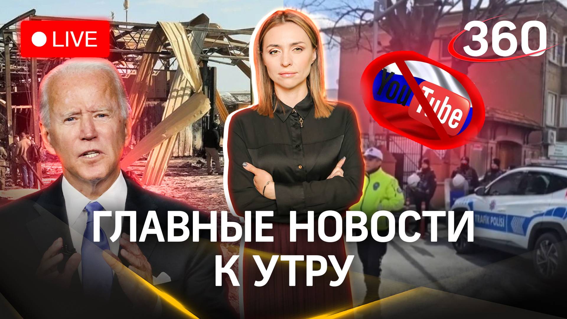 Удар по военной базе США: Байден начнет Третью мировую войну? Блокировка Youtube в России | Стрим