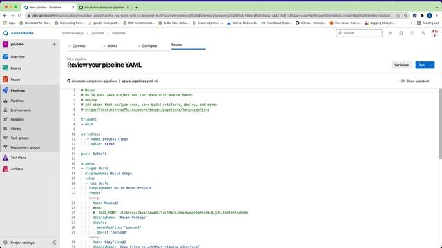 How to Setup Azure Pipelines for Java Spring смотреть онлайн