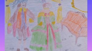 Выставка рисунков. 5 класс. Изобразительное искусство. Мода эпохи барокко.