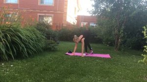 Растяжка #3/ Меня тянет сестра?!? художественная гимнастика