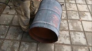 Бочка для сжигания мусора