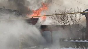 Пожар в Юрюзани