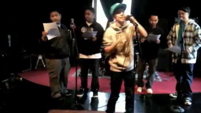 Justin Biber  U SMILE - behind the scenes rehearsal