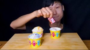 SUB)ASMR Real Sound Popping Candy and Ice Cream 팝핑캔디 아이스크림 톡톡 터지는 리얼 사운드 먹방 Mukbang