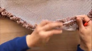 Ковер своими руками из ALIZE PUFFY, коврик из alize puffy, ковер из alize puffy