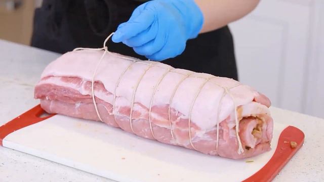 Bacon & Apple Stuffed Pork Loin Roll Recipe | with Easy Gravy | Special Occasion Dinner Idea! смотреть онлайн