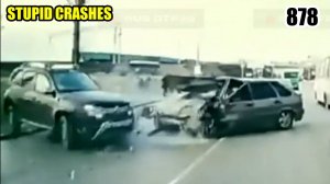 Stupid crashes 878 April 2024 car crash compilation