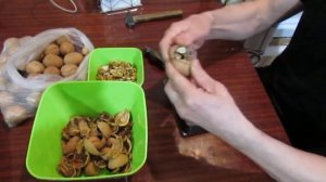 Как легко расколоть грецкий орех ?