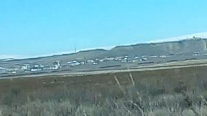 Граница Армении и Турцией. Видно турецкое село