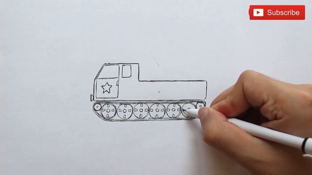 How to draw military vehicles easy step by step смотреть онлайн