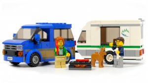 Собираем из LEGO  фургон и дом на колёсах  - lego city 60117