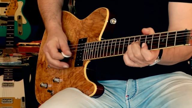 Fender Set Neck Telecaster spalted Maple смотреть онлайн