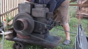 Двигатели 1930-1950 годов, работающие на сырой нефти. Выставка нефтяных двигателей.