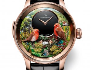 UN HOMMAGE CHANTANT AU BERCEAU SUISSE DE L’HORLOGERIE(Bird Repeater 300th Anniversary)  @Jaquet Droz