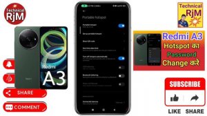 Redmi A3 Hotspot Ka Password Kaise Change Kare Redmi A3 Hotspot Kaise Connect Kare  How To Connect