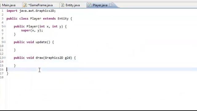Java Game Tutorial - 2 - Adding A Player смотреть онлайн