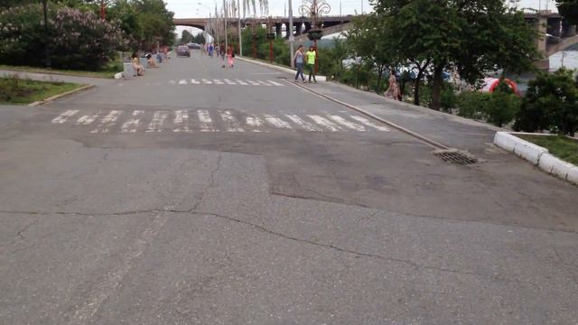 17 июня 2014. Набережная Енисея пешеходная зона смотреть онлайн