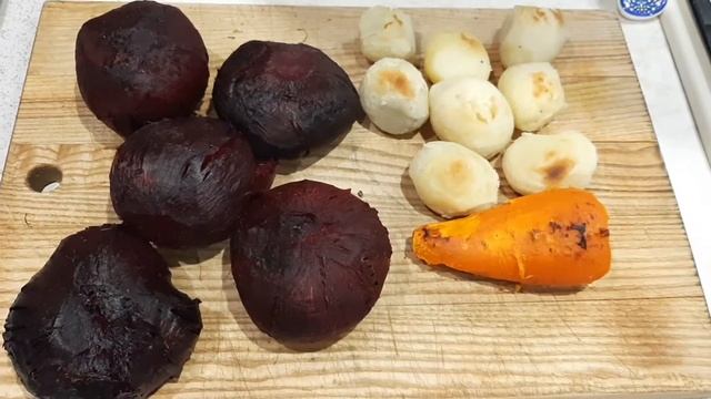 ВИНЕГРЕТ ИЗ ПЕЧЕНЫХ ОВОЩЕЙ / КАК ПРИГОТОВИТЬ ВИНЕГРЕТ / HOW TO PREPARE WINEGRET