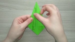 Ёлочка из БУМАГИ. Ёлка оригами. DIY