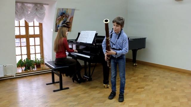 Б. Марчелло Соната e-moll 1 и 2 части. Александр Дегасюк (9 лет, фагот)