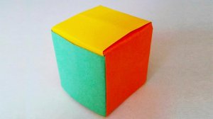 КАК СДЕЛАТЬ КУБ ИЗ БУМАГИ БЕЗ СХЕМ И КЛЕЯ мастер класс How to make a paper cuby DIY