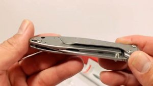 Kershaw Leek Pocket Knife (1660) 3-In. Sandvik 14C28N Blade and Stainless Steel Handle