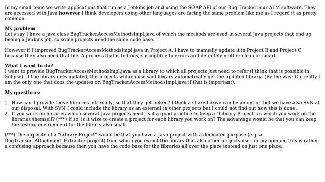 Software Engineering: How to provide Java libraries internally? смотреть онлайн