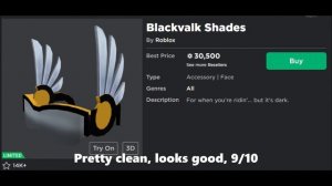 Roblox Rating All Valk Shades