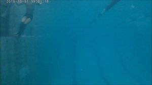 Купаемся с друзьями в бассейне | Жёсткое падение на спину!