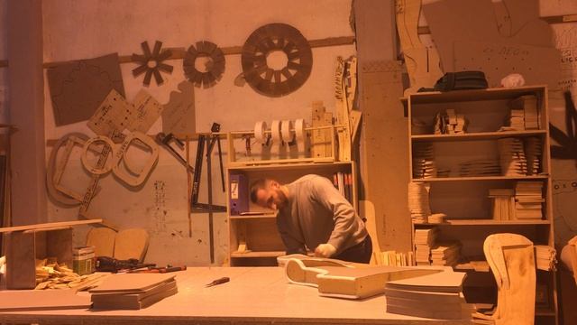 Каркас-корпус кресел в винтажном стиле,боковины,подлокотник из фанеры,бруса,картона /эскизной формы смотреть онлайн