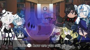 Fontaine react to Furina's brother as Nikolai Gogol ||Genshin impact x BSD||