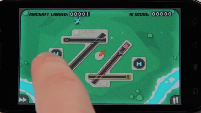 Flight Control Android game review смотреть онлайн