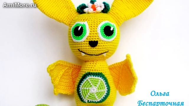 Амигуруми: схема Летучей Мыши. Игрушки вязаные крючком - Free crochet patterns. смотреть онлайн