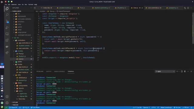 Sesiones en Node JS Parte 2 смотреть онлайн