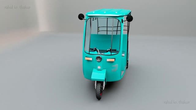 E rickshaw 3d model || Maya 3d Model Electric Rickshaw 2022 || Three-wheeler in 3d / Rahul Kr Thaku смотреть онлайн
