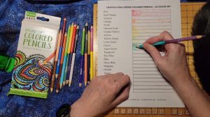 Crayola Dual-Ended Colored Pencils 24 Colors Review and Color Chart