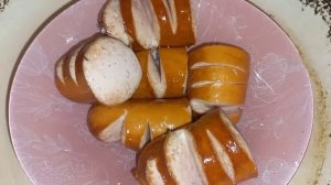 Сардельки с подливкой. Быстро,просто,вкусно!