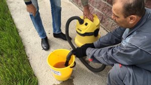 Пылесос Karcher wd 2200 воду сосет отлично!