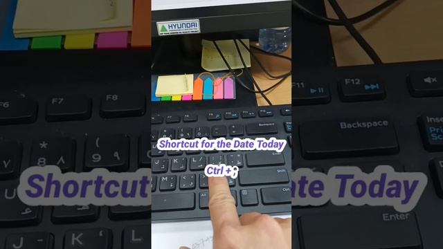 Shortcut for Date Today on Excel | Excel Shortcuts #06 | rmj pisonet