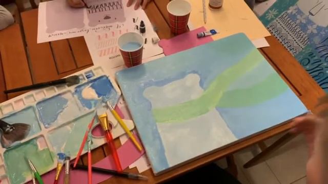 Мастер-класс "Картина пожелание" от проекта KIDSLETTERS.CLUB смотреть онлайн