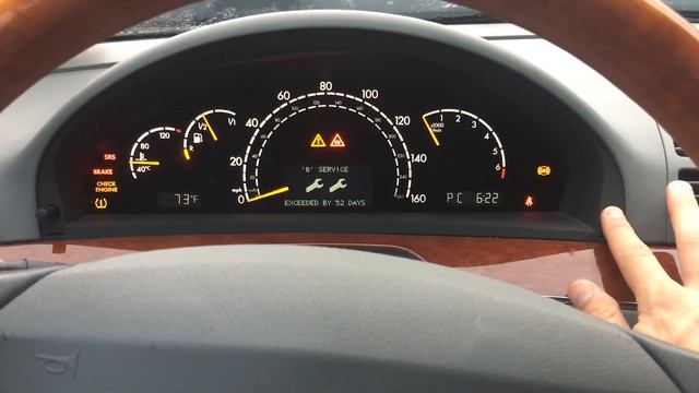 Mercedes-Benz S-Class Reset Service (W220) смотреть онлайн