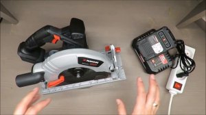 Parkside Performance Cordless Circular Saw 20V PHKSAP 20-Li A1 REVIEW (Lidl 90 minute 190 mm)