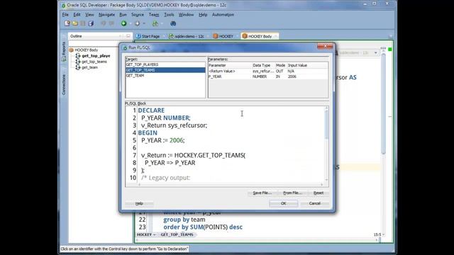 Working with PL-SQL in Oracle SQL Developer v4.0 смотреть онлайн