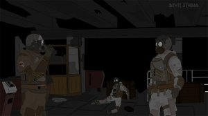 METRO 2033 Диалог Артема и Мельника возле Библиотеки. [АНИМАЦИЯ] МЕТРО 2033