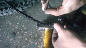 Как разъединить, расклепать, разомкнуть, велосипедную цепь. Снять замок.