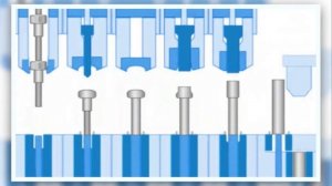 Технологическая последовательность холодной высадки стержневых изделий.