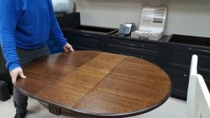 Стол круглый раздвижной. механизм "бабочка"