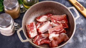 Гречка со свиными ребрышками