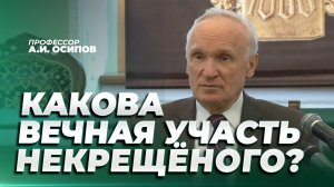 Какова вечная участь некрещёного человека? / А.И. Осипов