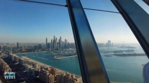 THE VIEW AT THE PALM | 360° Views of Dubai Palm Jumeirah Sunset View | 4K | Dubai Tourist Attractio